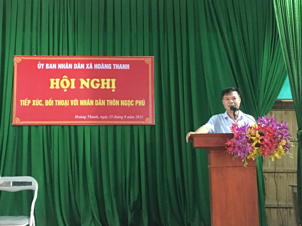 Hội nghị tiếp xúc, đối thoại với Nhân dân thôn Ngọc Phú
